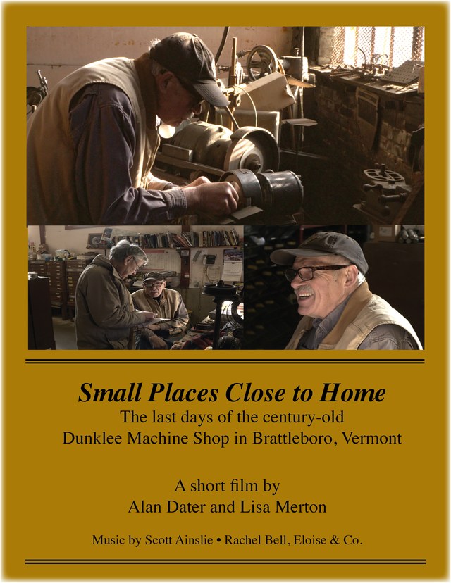 Poster for Small Places Close to Home, a short film by Alan Dater and Lisa Merton